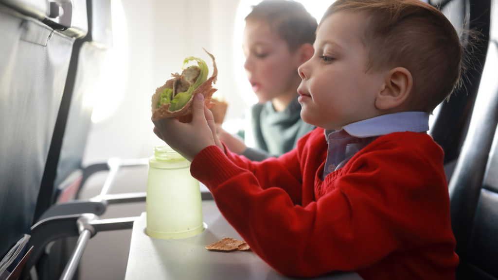 Reisespiele im Flugzeug
